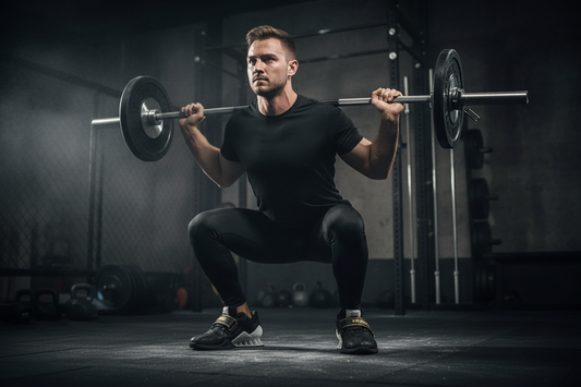 High bar vs low bar squat 2026 — USA & Canada | Castiron Lift athlete squatting with barbell