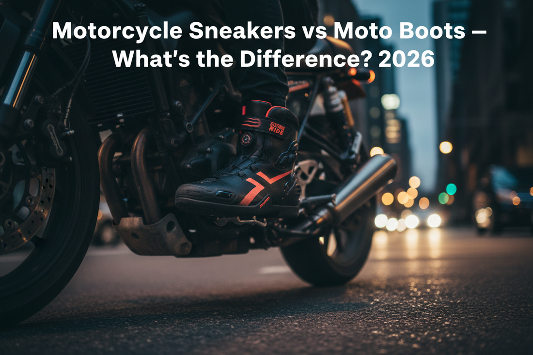 Motorcycle sneakers vs moto boots 2026 — Castiron Ride Australia & New Zealand