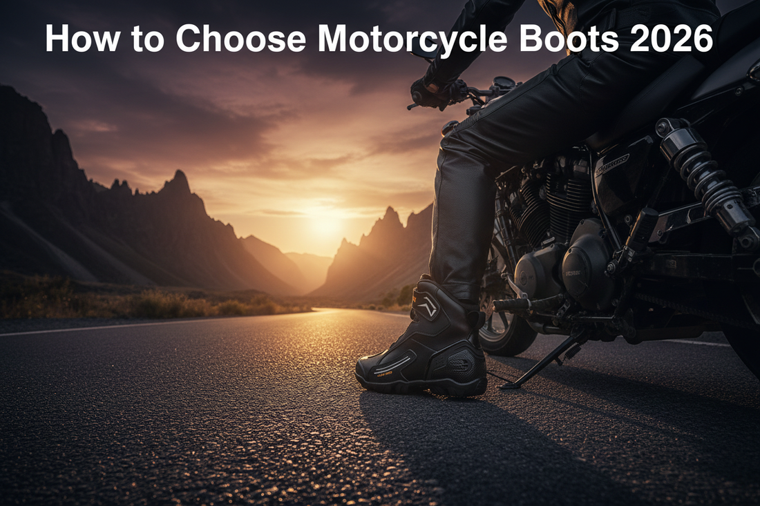 How to choose motorcycle boots 2026 — Castiron Ride IronRider on open road UK