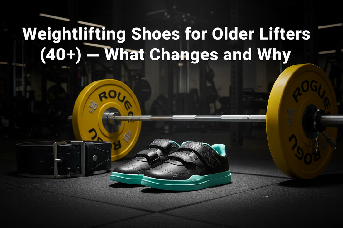 Weightlifting Shoes for Older Lifters (40+) — What Changes and Why