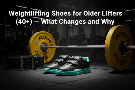 Weightlifting Shoes for Older Lifters (40+) — What Changes and Why