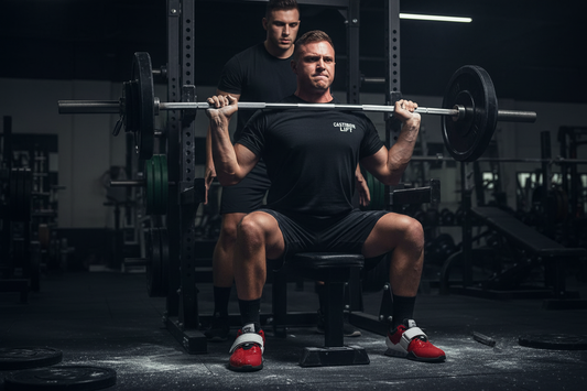 Bankdrücker steigern 2026 — Deutschland & DACH | Castiron Lift Athlet beim Bankdrücken mit Spotter