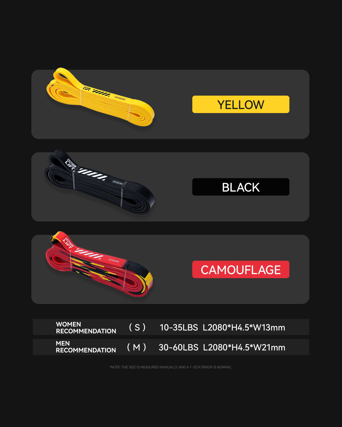 Castiron Lift Heavy Resistance Bands