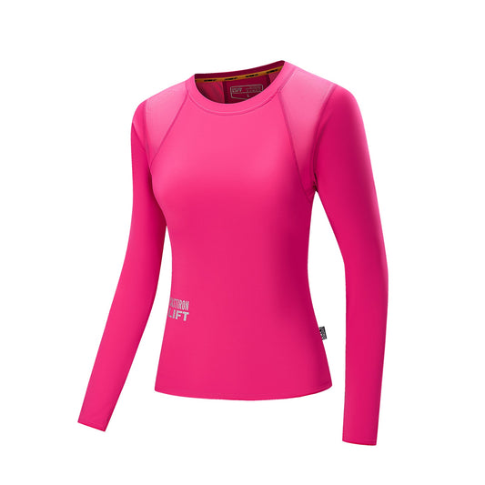 Castiron Lift Elevate seamless long sleeve top, front view