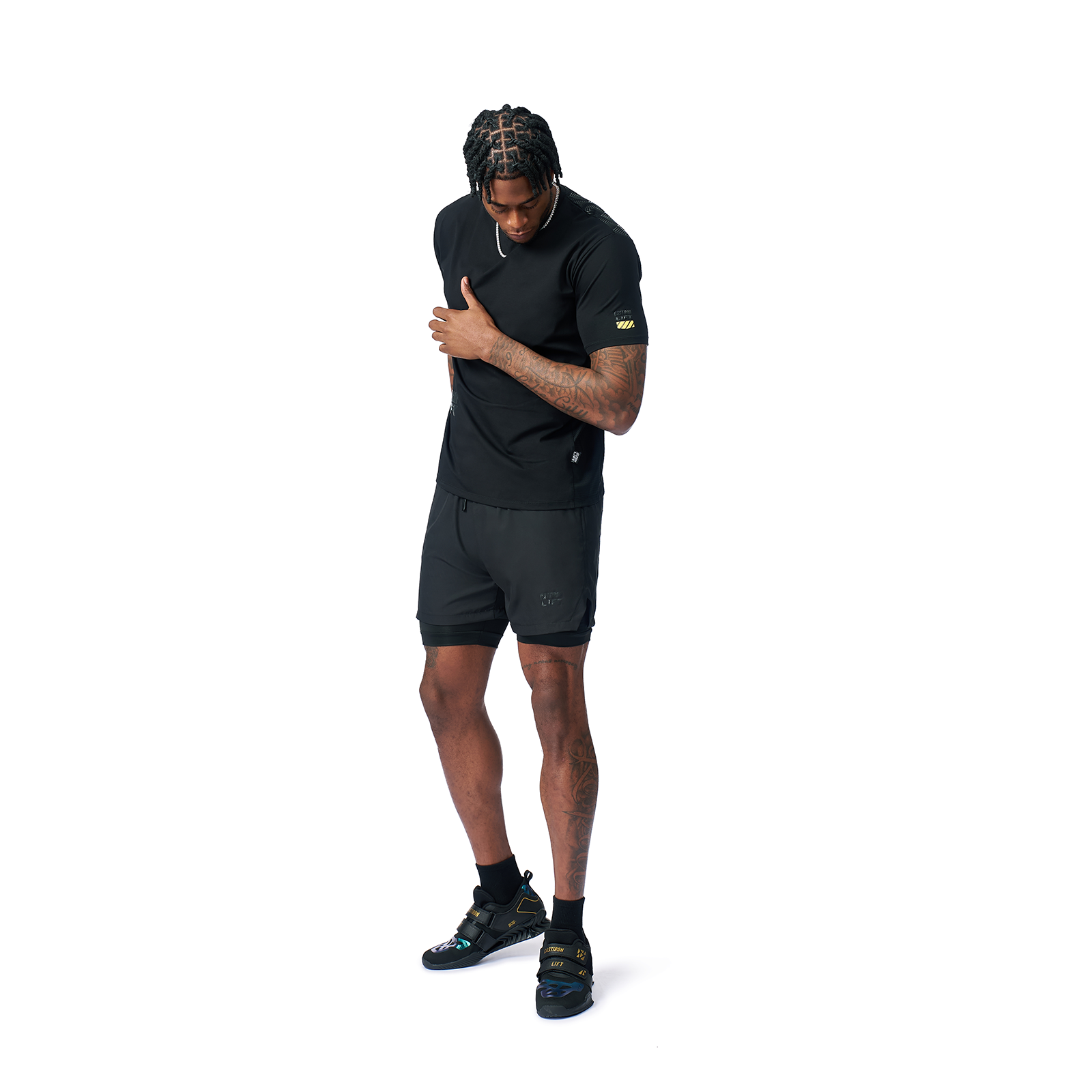 Castiron Lift Sweat Conqueror 3-tee bundle, white gray black set