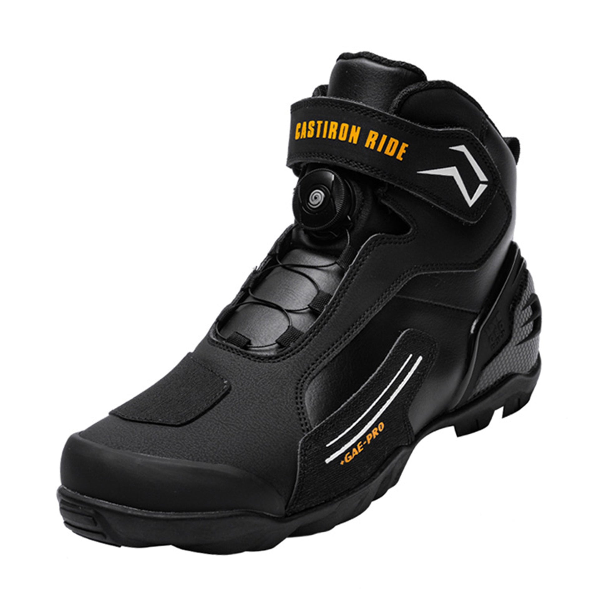 Castiron Ride IronRider motorcycle performance boot, side view
